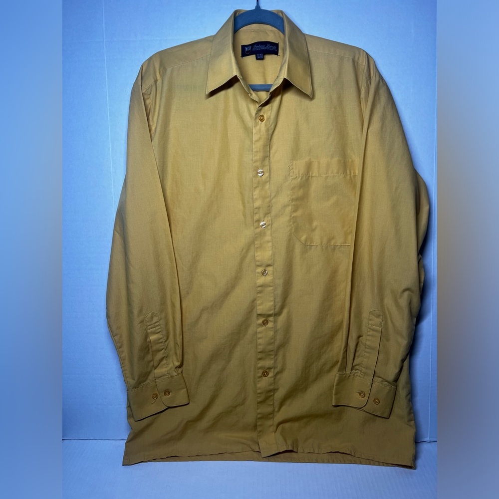 Fortino Landi Men’s Longsleeve Buttondown Shirt(15-15.5)(34-35)
